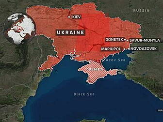 Ukraine 'invaded by Russia...